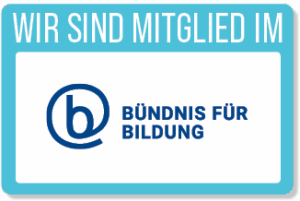 Wir sind Mitglied im Bündnis für Bildung