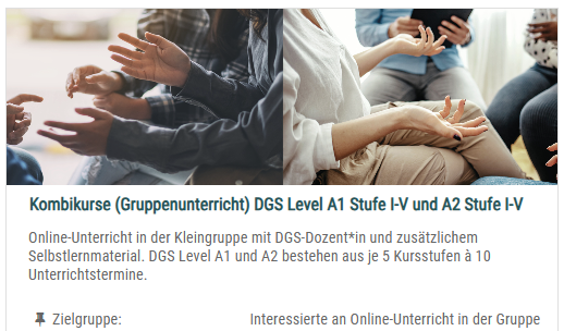 manimundo Kombikurse auf der Lernplattform